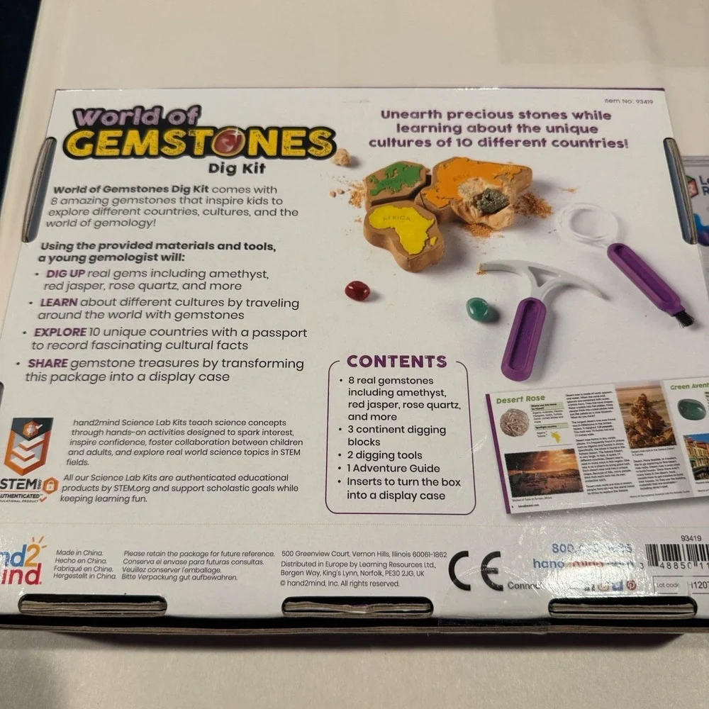 Learning Resources Beaker Creatures & Hand2Mind Gemstone Kit